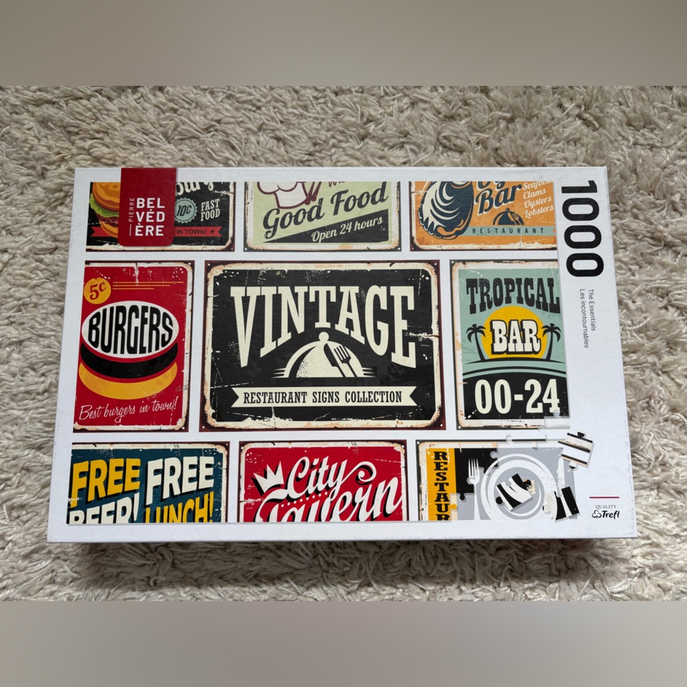 Vintage Restaurant Signs Puzzle